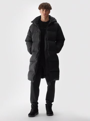 4F Donsmantel zwart