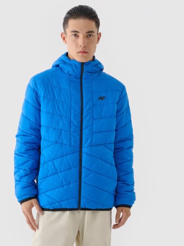 4F Omkeerbare donsjas blauw