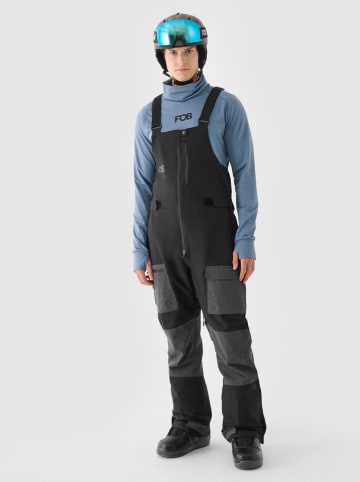 4F Ski-/snowboardbroek zwart