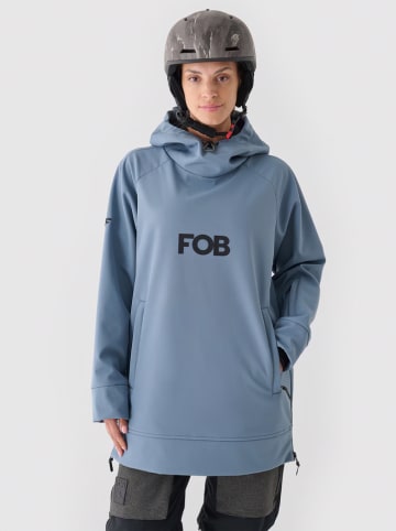 4F Ski-/ Snowboardhoodie in Blau