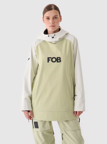 4F Ski-/ Snowboardhoodie in Grün