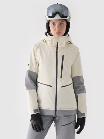 4F Ski-/ Snowboardjacke in Creme
