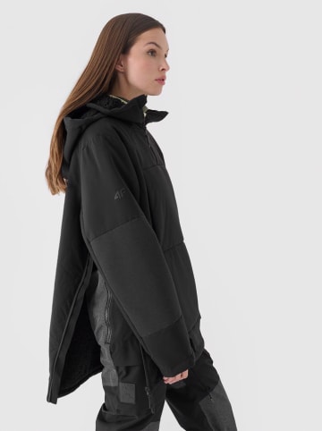 4F Ski-/ Snowboardjacke in Schwarz