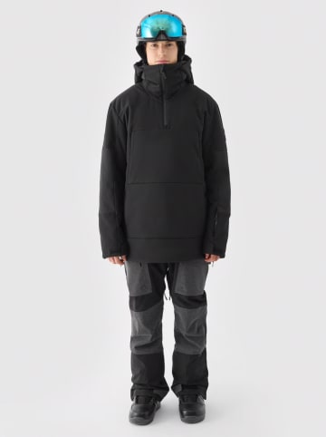 4F Ski-/ Snowboardjacke in Schwarz