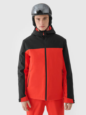 4F Ski-/ Snowboardjacke in Rot/ Schwarz