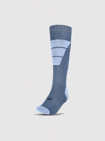 4F Ski-/snowboardsokken blauw