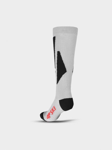 4F Ski-/snowboardsokken grijs/zwart