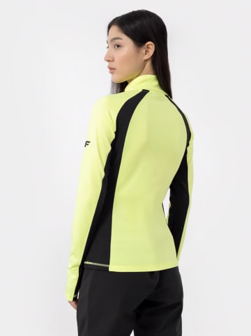 4F Thermo-onderhemd limoengroen/zwart