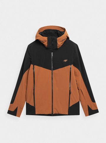 4F Ski-/snowboardjas roestrood/zwart