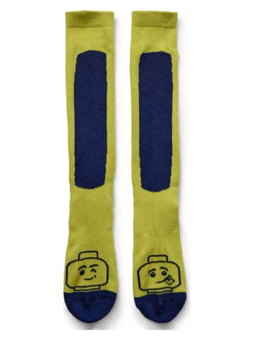 LEGO Ski-/ Snowboardsocken "Azun" in Grün/ Dunkelblau