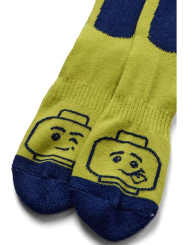 LEGO Ski-/ Snowboardsocken "Azun" in Grün/ Dunkelblau