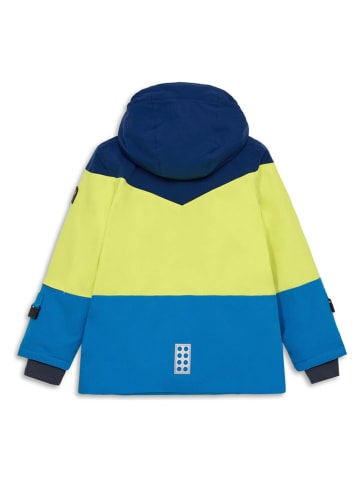 LEGO Ski-/ Snowboardjacke "Jested" in Blau/ Gelb/ Dunkelblau