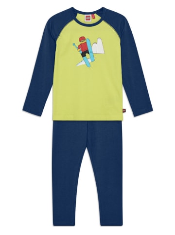 LEGO 2-delige thermo-outfit "Agan 804" donkerblauw/groen