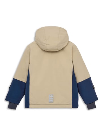 LEGO Steppjacke in Dunkelblau/ Beige