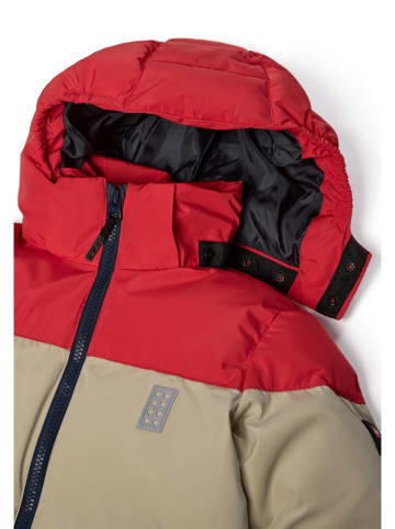 LEGO Steppjacke "Jaz" in Rot/ Beige/ Blau