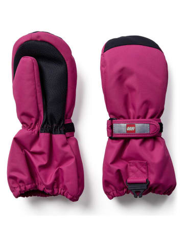 LEGO Ski-/ Snowboardfäustlinge "Atlin" in Pink