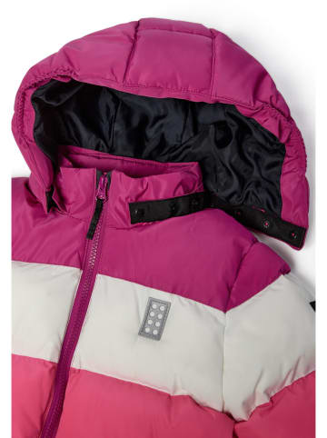 LEGO Steppjacke "Jipe" in Pink/ Rosa/ Weiß