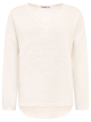 Zwillingsherz Bluza "Positive Mind" w kolorze jasnoróżowym