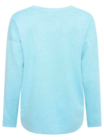 Zwillingsherz Sweatshirt "Positive Mind" in Hellblau