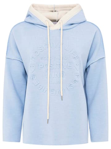 Zwillingsherz Hoodie "Positive Mind" lichtblauw