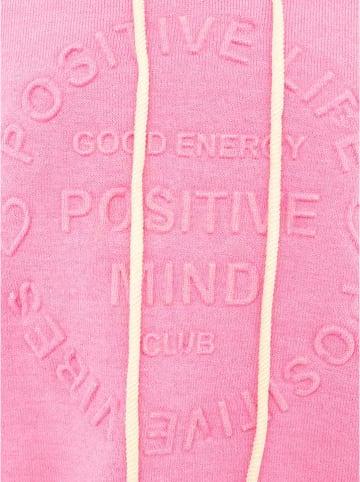 Zwillingsherz Bluza "Positive Mind" w kolorze jasnoróżowym