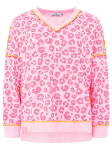 Zwillingsherz Bluza "Soft Leo" w kolorze jasnoróżowym