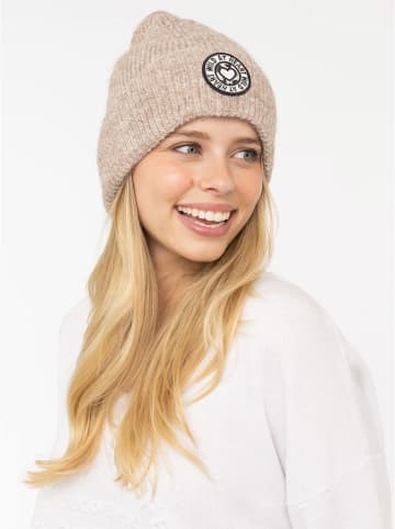 Zwillingsherz Mütze "Wild at Heart" in Beige