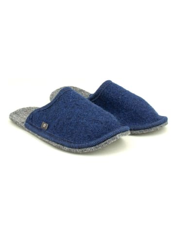 Freyling Hausschuhe in Blau/ Grau