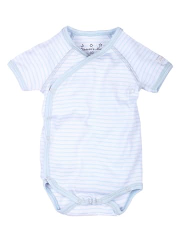 Claesens Wickelbody in Weiß/ Hellblau