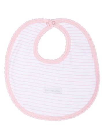 Claesens Lätzchen in Weiß/ Rosa