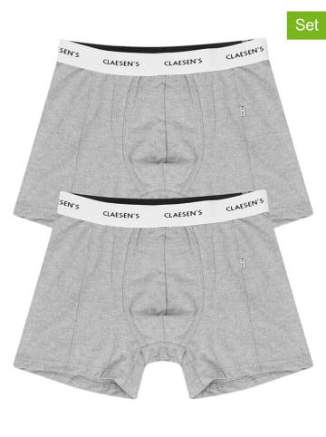Claesens 2-delige set: boxershorts grijs