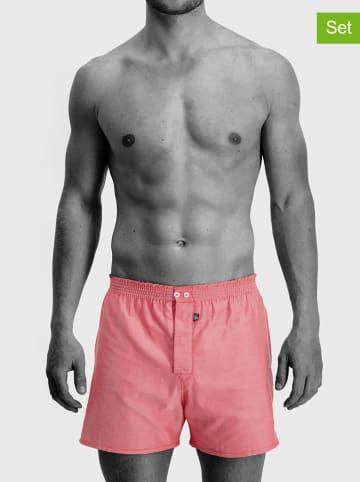 Claesens 2-delige set: boxershorts rood