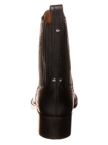 MELVIN & HAMILTON Leder-Chelsea-Boots in Schwarz
