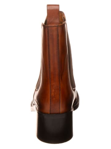 MELVIN & HAMILTON Leder-Chelsea-Boots in Hellbraun