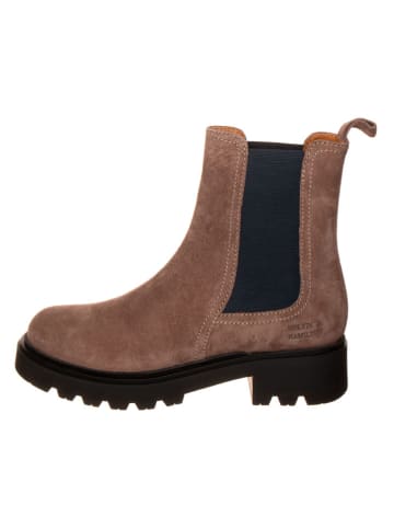 MELVIN & HAMILTON Leren chelseaboots lichtbruin