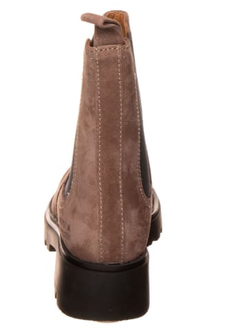 MELVIN & HAMILTON Leder-Chelsea-Boots in Hellbraun