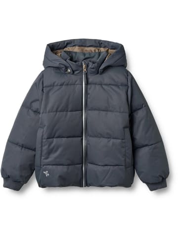 Wheat Doorgestikte jas donkerblauw