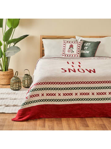 BELLA MAISON Wohndecke "Jolly" in Creme/ Rot
