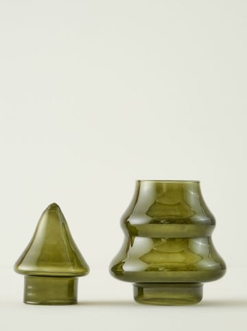 BELLA MAISON Dekoracja w kolorze zielonym - wys. 24 x Ø 16 cm