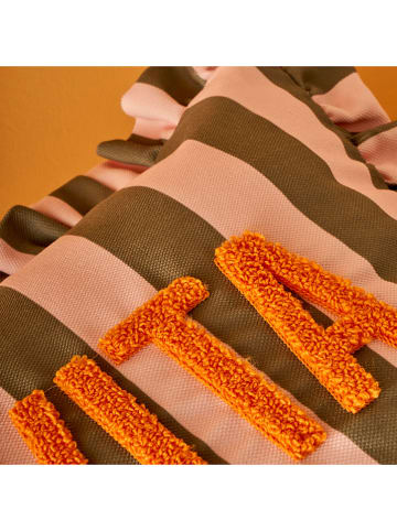 BELLA MAISON Poszewka w kolorze jasnoróżowo-oliwkowym na poduszkę