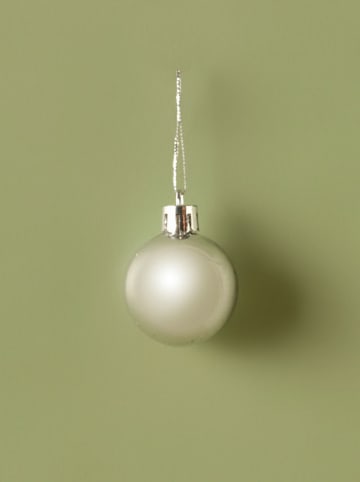 BELLA MAISON 12-delige kerstballenset zilverkleurig - Ø 4 cm