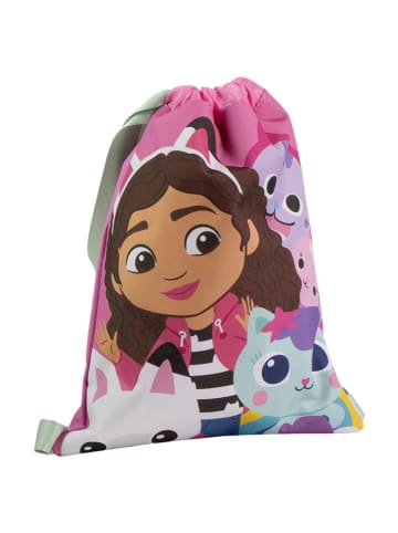 Gabby's Dollhouse Sportbeutel "Gabby's Dollhouse" roze - (L)27 cm - (H)33 cm