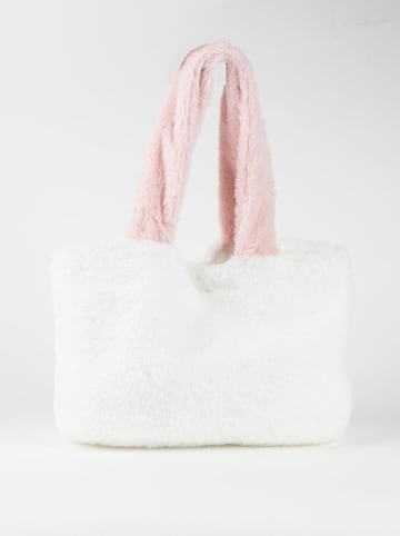 Hello Kitty Shopper bag "Hello Kitty" w kolorze biało-jasnoróżowym