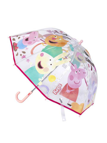 Peppa Pig Kinderschirm "Peppa Pig" in Transparent/ Bunt - Ø 71 cm