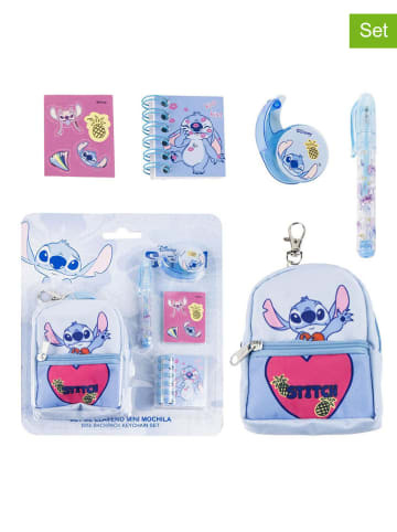 Stitch 6tlg. Schulaccessoires-Set "Stitch" in Hellblau