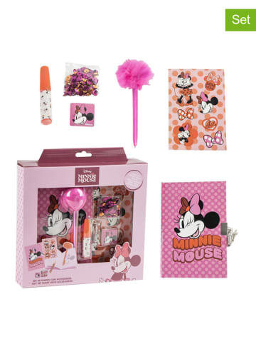 Disney Minnie Mouse Schreibwaren-Set "Minnie" in Rosa