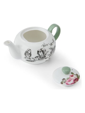Mikasa Teekanne ''Alice in Wonderland'' in Weiß/ Grün - 400 ml
