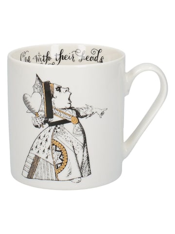 Mikasa Kubki (2 szt.) "Alice in Wonderland" w kolorze biało-czarnym - 350 ml