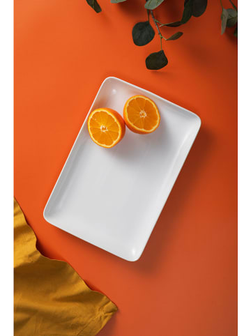 Mikasa Taca "Chalk" w kolorze białym do serwowania - 33 x 22 cm