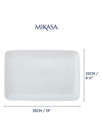 Mikasa Taca "Chalk" w kolorze białym do serwowania - 33 x 22 cm